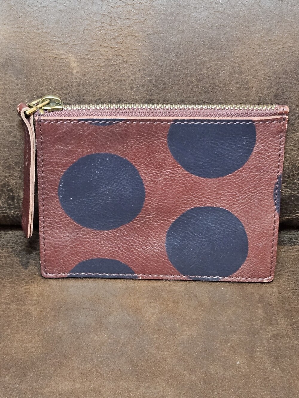 Madewell Leather Zip Pouch Wallet Softdot